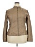 Lock & Love 100% Polyurethane Solid Tan Jacket Size XXL - photo 1