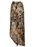 Tyche 100% Polyester Paisley Gold Casual Skirt Size L - photo 2