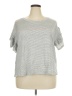 Ambrielle Silver Short Sleeve T-Shirt Size 3X - photo 1