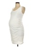 Pink Blush Solid Ivory White Casual Dress Size L - photo 1