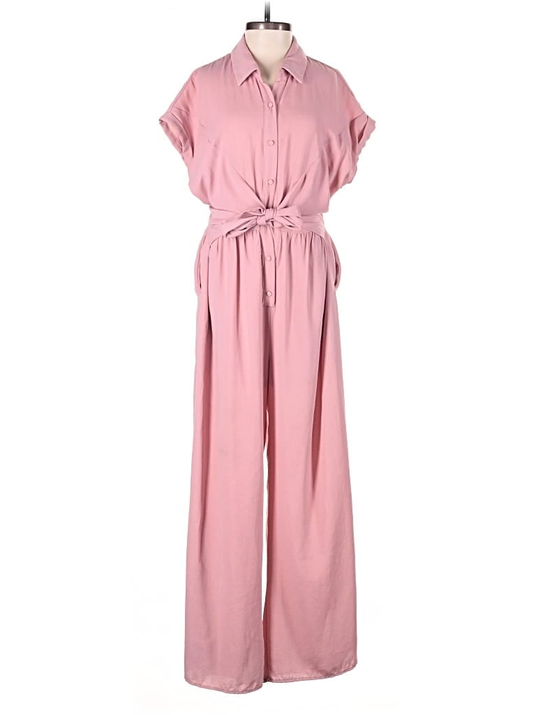 Pre-owned Andree By Unit Jumpsuit In Pink