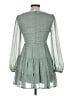 Polly 100% Polyester Green 3/4 Sleeve Top Size 6 - photo 2
