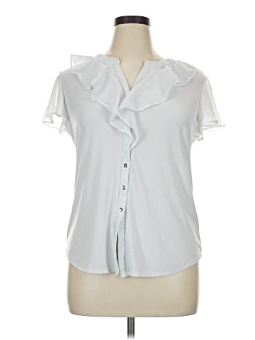 Perseption Concept Short Sleeve Blouse (view 1)