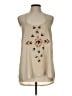 Cecico 100% Polyester Tan Sleeveless Blouse Size L - photo 1