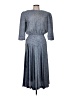 BGB Limited 100% Polyester Gray Casual Dress Size 8 - photo 1