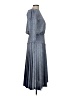 BGB Limited 100% Polyester Gray Casual Dress Size 8 - photo 4