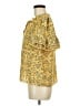 Max Studio Floral Yellow Short Sleeve T-Shirt Size M - photo 5