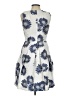 Carmen Marc Valvo 100% Polyester Blue Casual Dress Size 4 - photo 2