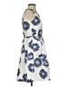 Carmen Marc Valvo 100% Polyester Blue Casual Dress Size 4 - photo 4