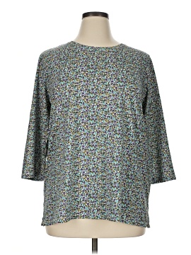 Lands' End 3/4 Sleeve Top