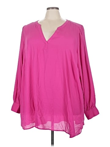 Torrid 3/4 Sleeve T-Shirt (view 1)