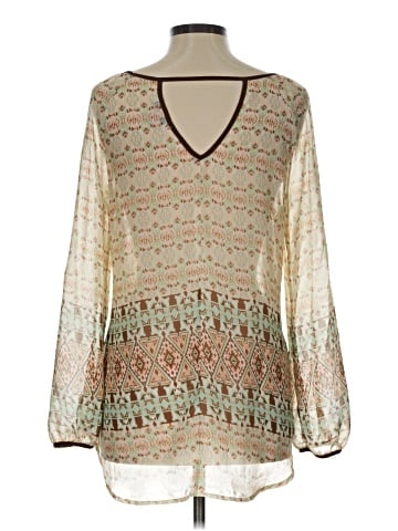 Blu Pepper Long Sleeve Blouse (view 2)