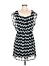 Love Reign 100% Polyester Chevron-herringbone Teal Casual Dress Size M - photo 1