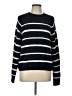 Vince. Stripes Black Pullover Sweater Size L - photo 1