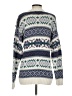 Assorted Brands Print Blue Pullover Sweater Size S - photo 2
