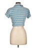 Out From Under Blue Short Sleeve Top Size L - photo 2