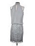 Cache 100% Polyester Gray Cocktail Dress Size 2 - photo 2
