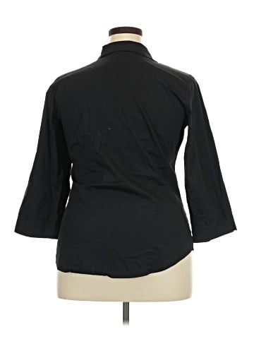 Made By Johnny 3/4 Sleeve Button-Down Shirt (view 2)