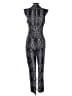 Charlie Jade 100% Polyester Graphic Silver Jumpsuit Size S - photo 2