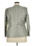 Unbranded 100% Polyester Paisley Blue Ivory Blazer Size 18 - photo 2