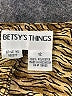 Betsy's Things 100% Polyester Animal Print Brown Casual Dress Size 12 - photo 6