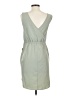 Ascend Solid Green Casual Dress Size XS - photo 2