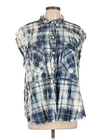 We the Free Sleeveless Button-Down Shirt (view 1)
