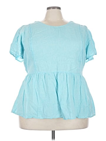 Lane Bryant Short Sleeve Blouse (view 1)