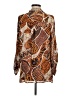 Chico's Design 100% Rayon Paisley Brown Long Sleeve Blouse Size Med (1) - photo 2