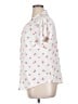 Torrid Hearts White Short Sleeve Blouse Size 1X Plus (1) - photo 5