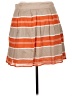 Lands' End Canvas Stripes Orange Casual Skirt Size 14 - photo 2