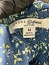 Jachs Girlfriend 100% Polyester Blue 3/4 Sleeve Blouse Size M - photo 7