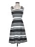 Merona Stripes Black Casual Dress Size XS - photo 1