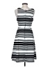 Merona Stripes Black Casual Dress Size XS - photo 2