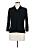 August Silk Black Cardigan Size M - photo 1