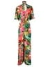 Jean Marc Philippe Green Pink Jumpsuit Size 6 - photo 2