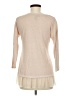 August Silk Tan 3/4 Sleeve Top Size M - photo 2