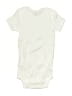 Gerber 100% Cotton Solid Ivory Short Sleeve Onesie Size 4T - photo 2