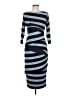 Bailey 44 Stripes Blue Casual Dress Size M - photo 2