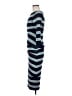 Bailey 44 Stripes Blue Casual Dress Size M - photo 5