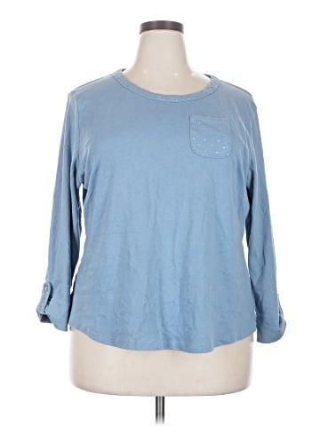 Draper's & Damon's 3/4 Sleeve Top (view 1)