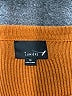 Lumiere Color Block Orange Pullover Sweater Size M - photo 7