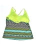 ZeroXposur Chevron-herringbone Green Swimsuit Top Size 16 - photo 2