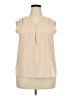 Unbranded 100% Polyester Tan Sleeveless Blouse Size XXL - photo 1