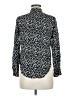 Renee C. Print Black Long Sleeve Blouse Size M - photo 2