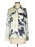 Love Tree 100% Polyester Print Green Long Sleeve Blouse Size S - photo 1