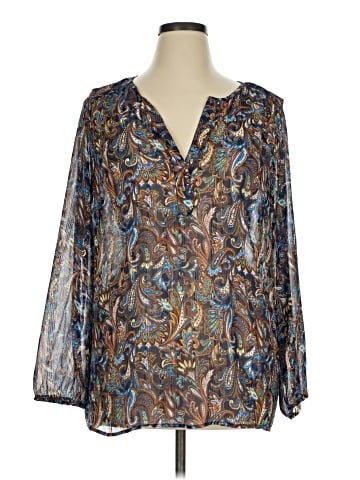 Karen Kane 3/4 Sleeve Blouse (view 1)