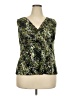 Jones Studio Green Sleeveless Blouse Size 18 - photo 1
