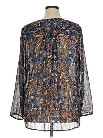 Karen Kane 3/4 Sleeve Blouse (view 2)