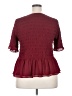Torrid Burgundy 3/4 Sleeve Blouse Size 2X Plus (2) - photo 2